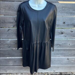 Faux  Leather Dress by Zara